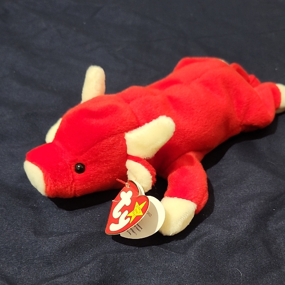 Ty Red and Cream Plush Toy